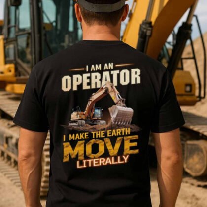 I Make The Earth Move Operator Apparel – Heavy Equipment