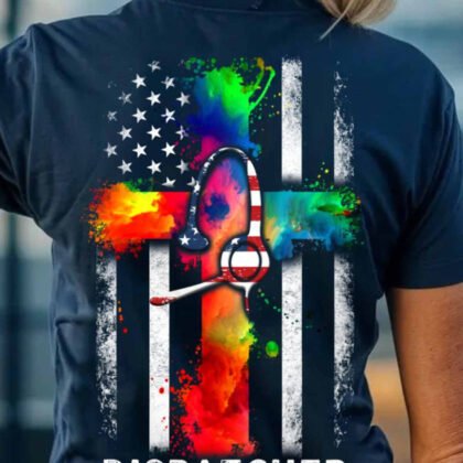 Dispatcher Flag Cross Apparel - USA Pride