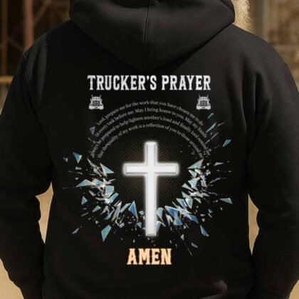 Trucker’s Prayer Hoodie - Faith & Cross